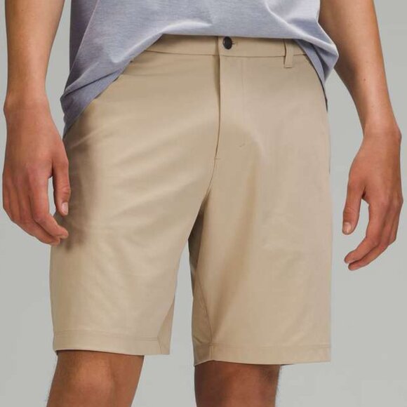 Lululemon Men's Commission Classic-Fit Short 9" *Warpstreme - Tan Brown - Picture 1 of 8